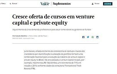 Cresce oferta de cursos em venture capital e private equity